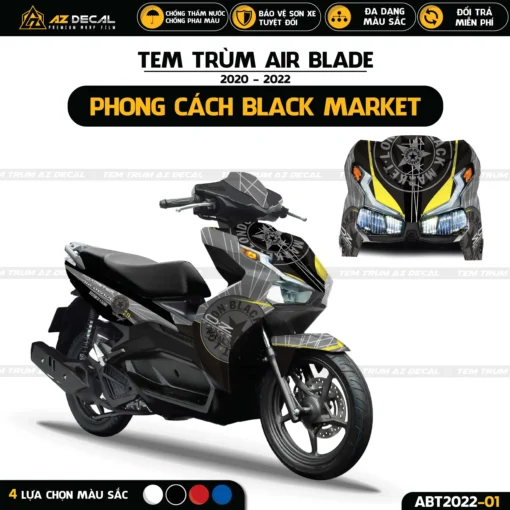 Tem dán xe Air Blade ABT2024 - Ảnh 2