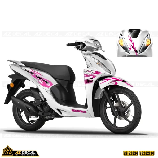 Tem Xe Vision | VS34 | Mẫu Ngọn Lửa Cách Điệu - Ảnh 4
