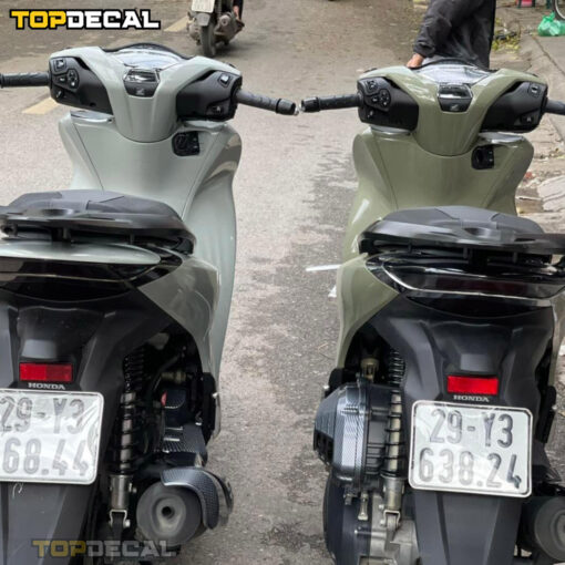 Xe SH 2014 dán màu xám xi măng lịch lãm - Ảnh 6