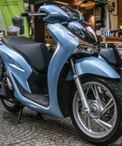 Dán Xe SH Màu Ombre Xanh Bạc Phối Tem Limited