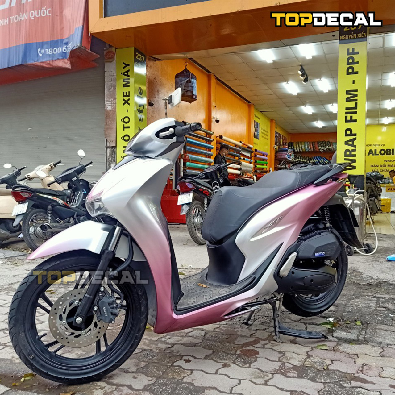 các mẫu decal dán xe máy