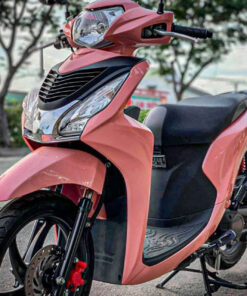 dán decal xe Vision màu hồng phấn