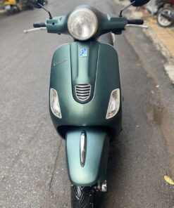 dán decal xe Vespa màu xanh lục