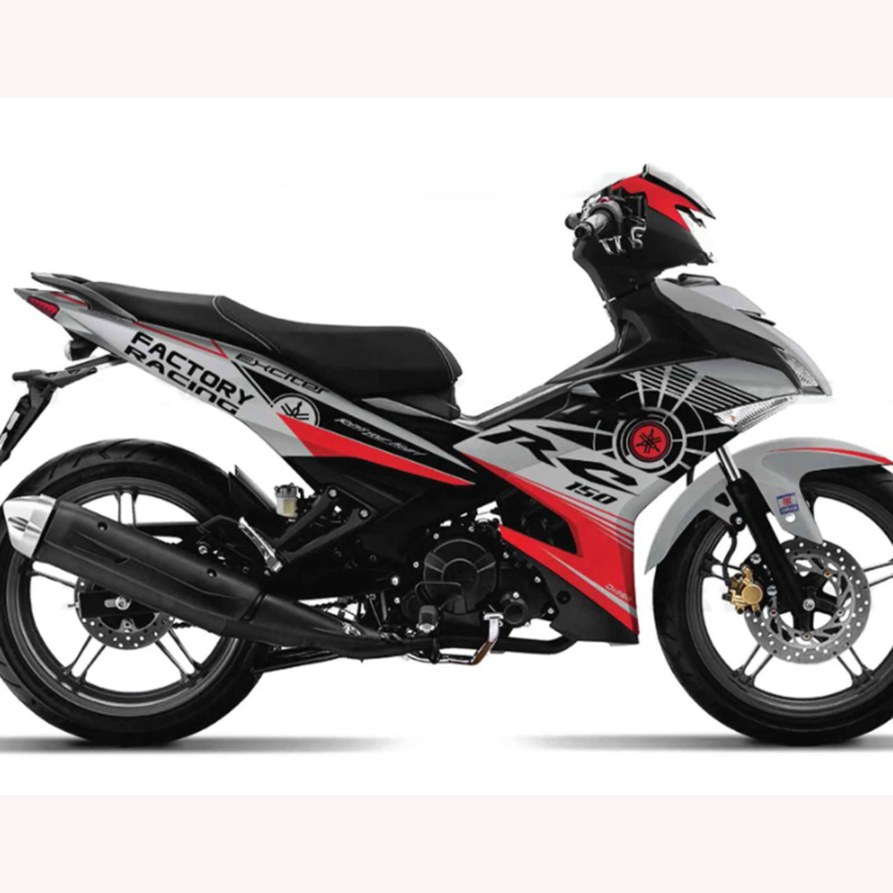 dán màu xe exciter 150