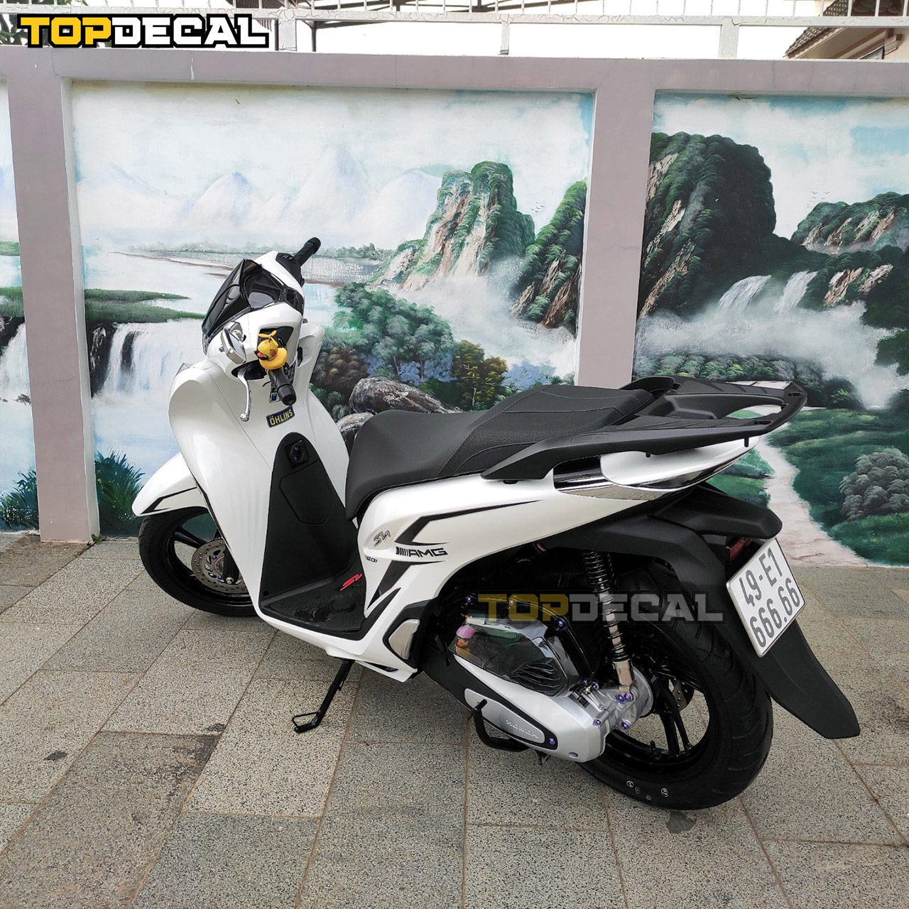 dán decal xe sh đẹp