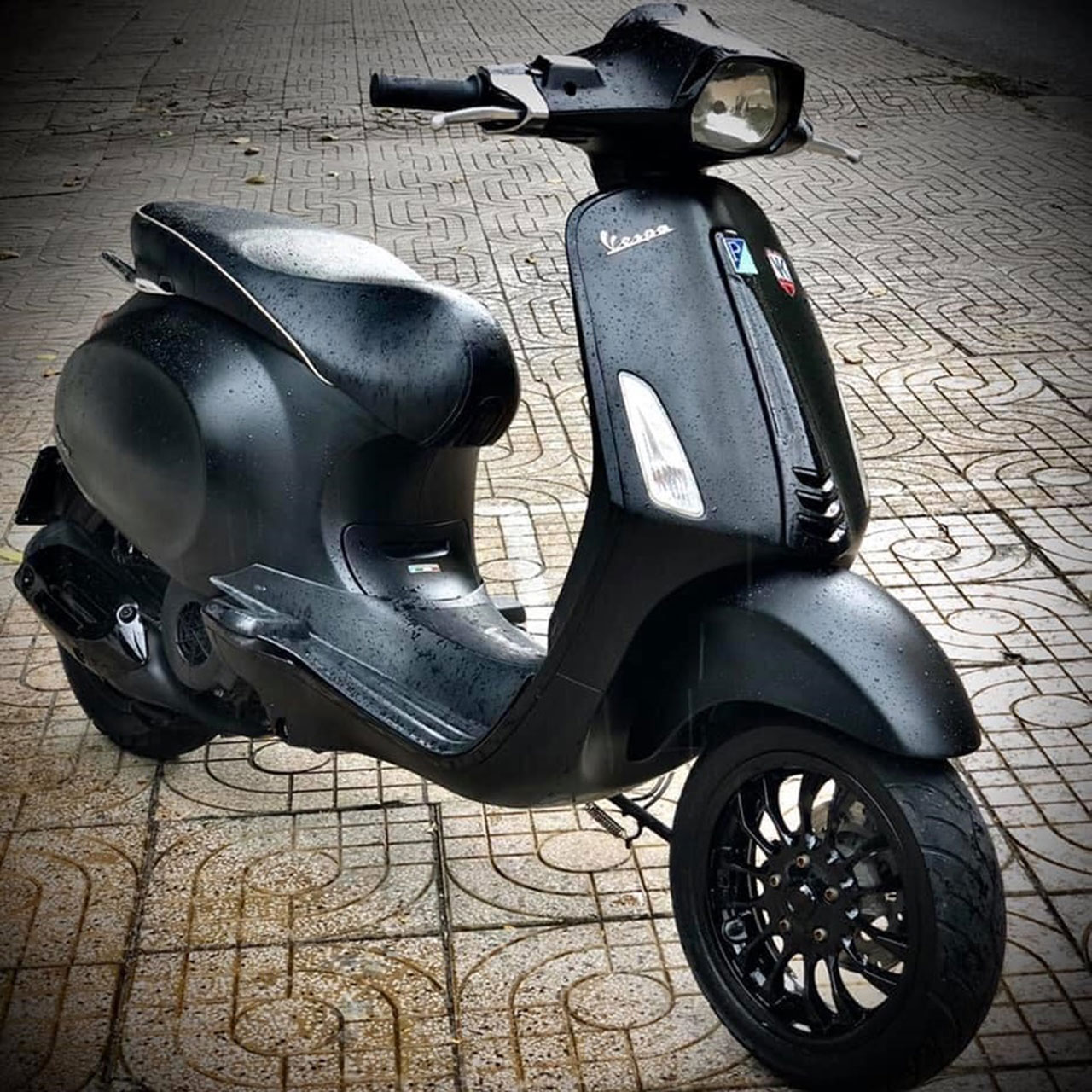 dán xe vespa