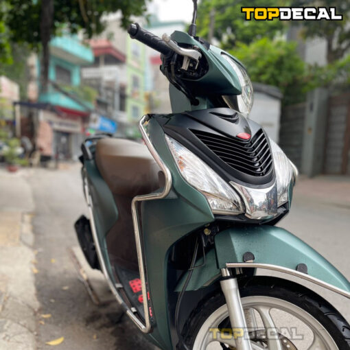 Dán xe Vision màu xanh lục metal - Ảnh 2