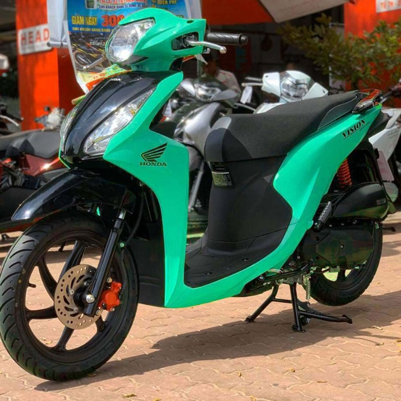 dán đổi màu xe vision