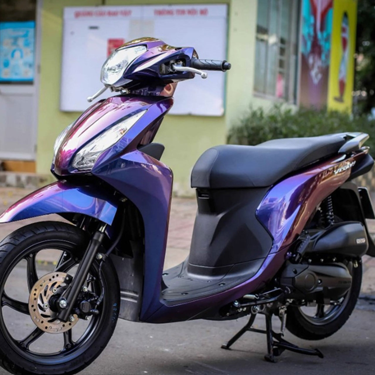 dán đổi màu xe vision