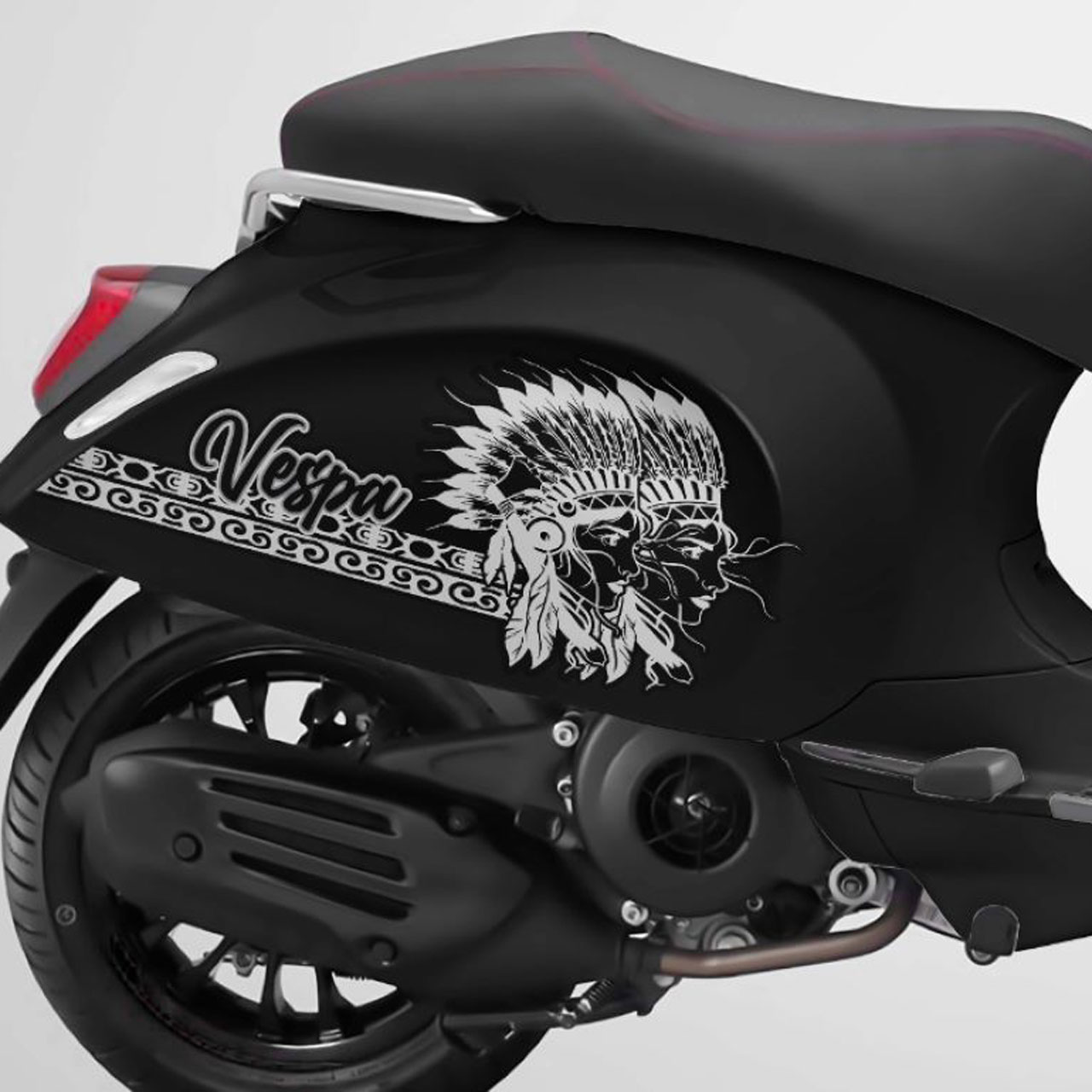 dán decal xe vespa sprint