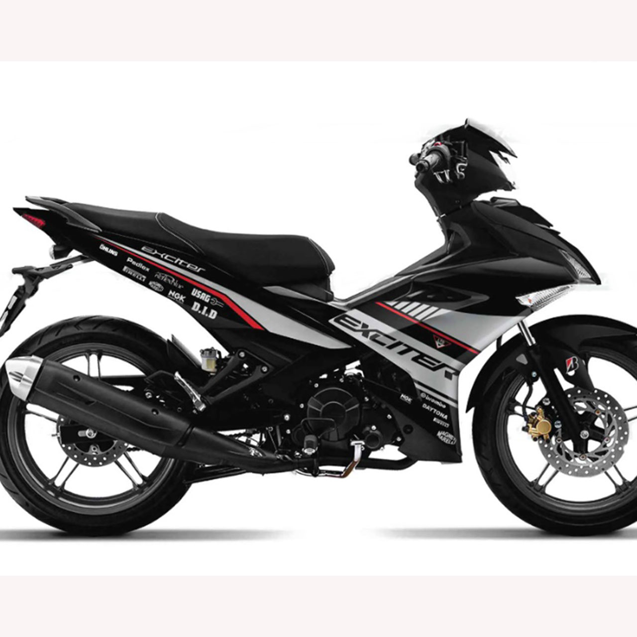 dán màu xe exciter 150