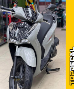 Xe SH 2014 dán màu xám xi măng