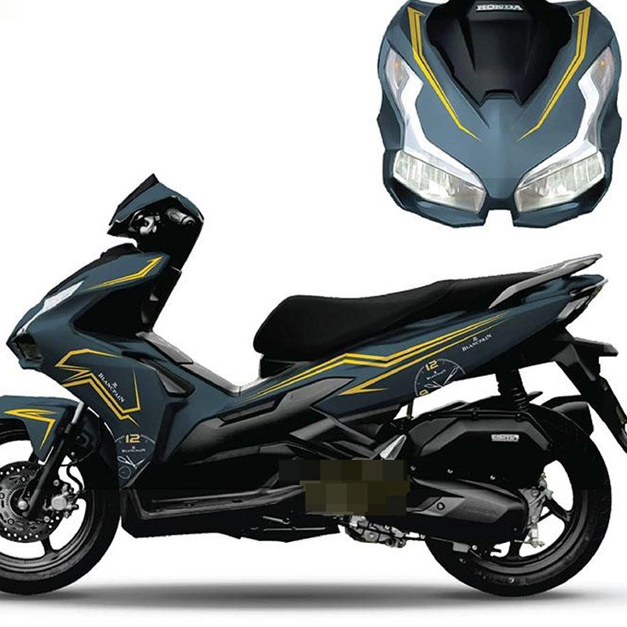 Mẫu dán tem cách điệu Blancpain cho AB