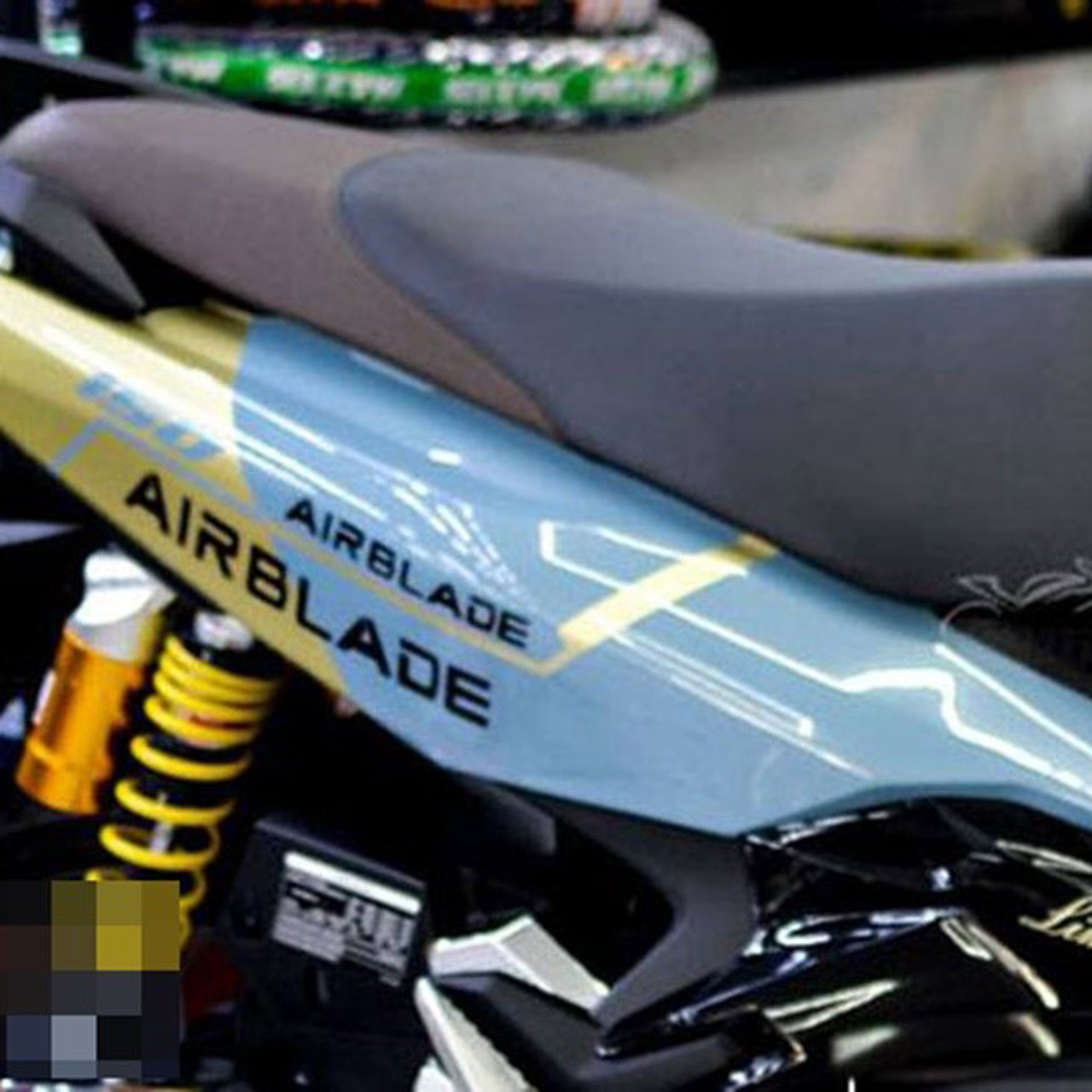 Mẫu dán phối màu cách điệu cho AB