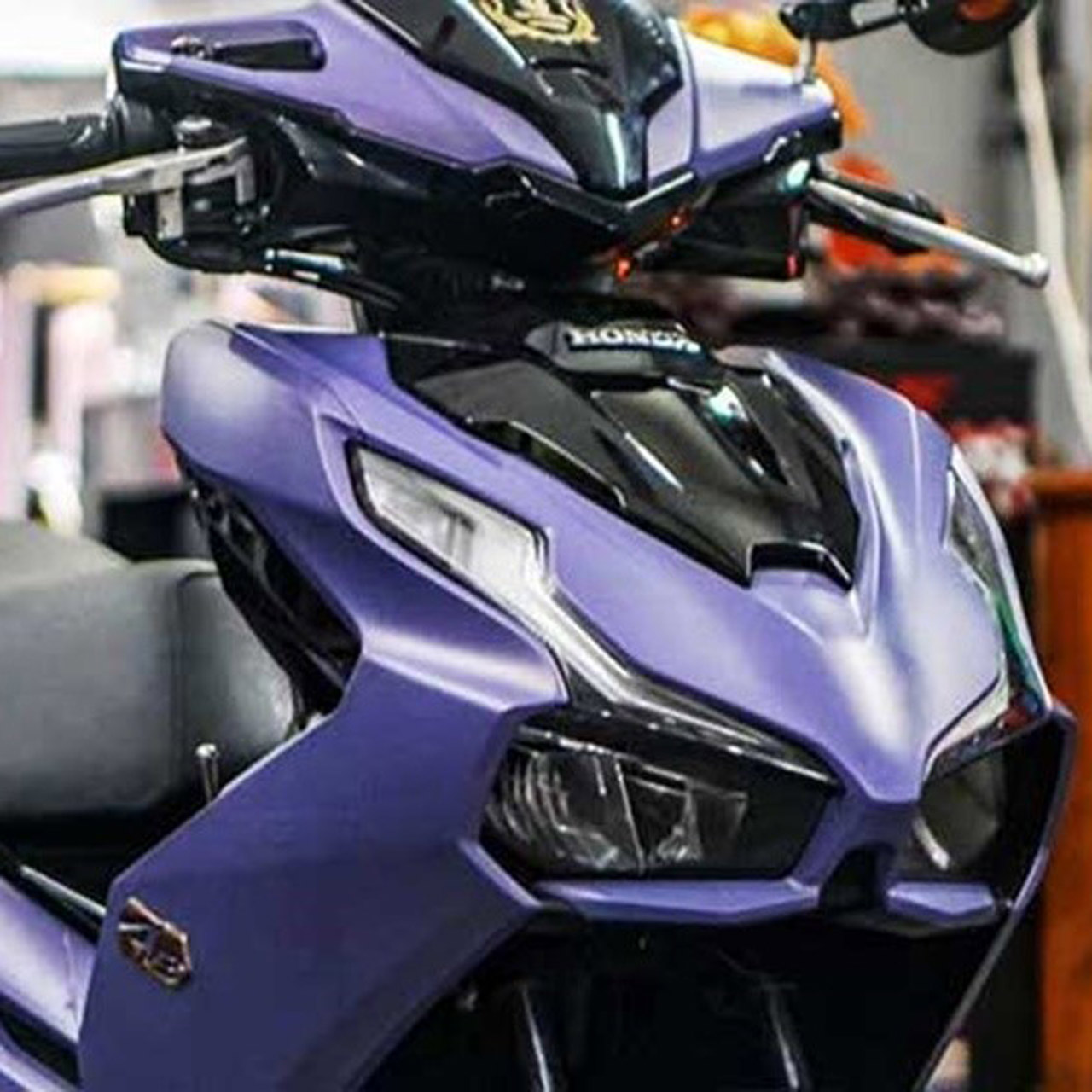 Mẫu dán AB màu tím Violet