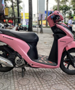 dán tem xe Vision màu hồng