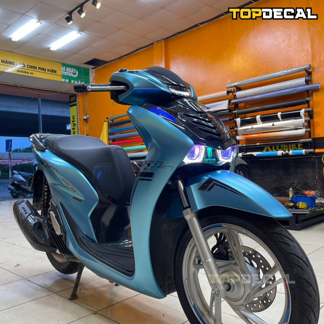 mẫu dán xe sh đẹp