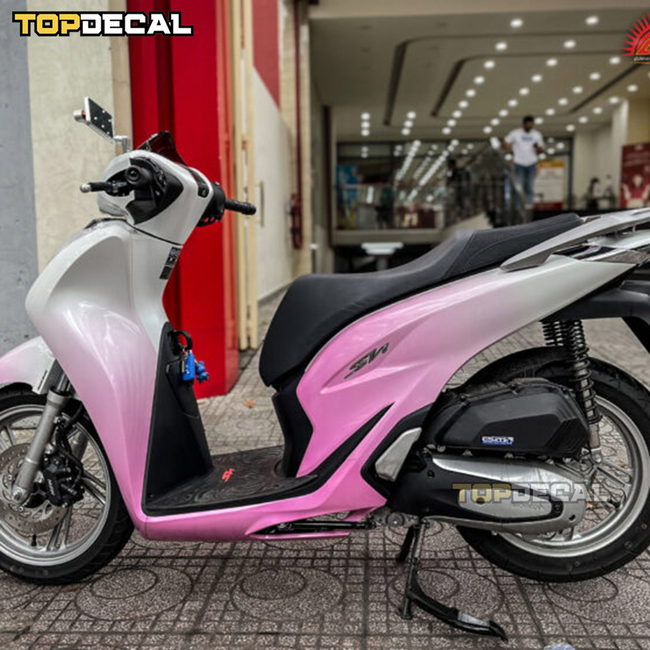 mẫu dán xe sh đẹp