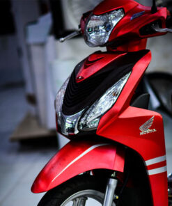 dán decal xe Vision màu đỏ lửa