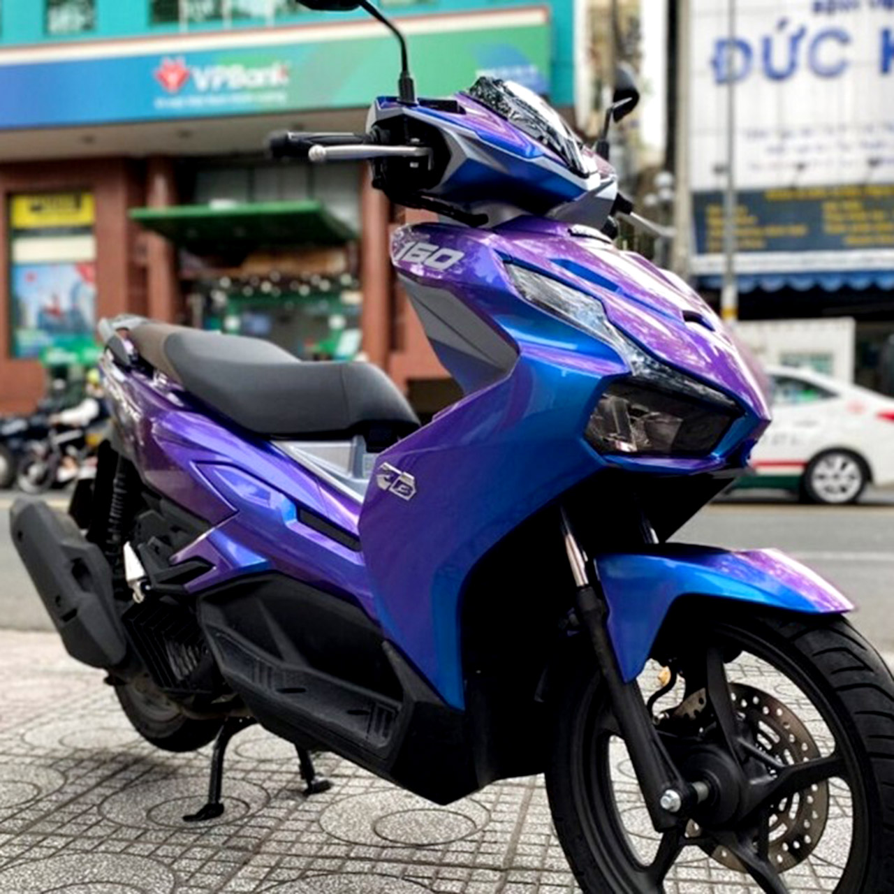 thiết kế tem trùm xe máy