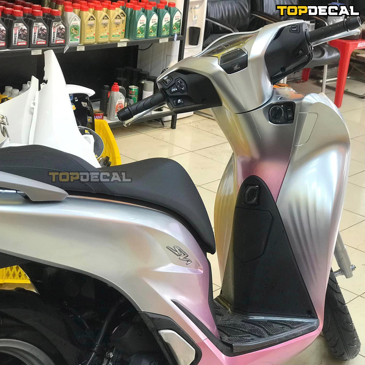 tự thiết kế tem xe máy