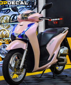 Dán xe SH hồng lì cao cấp