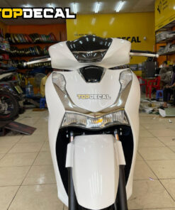 Dán decal 3 lớp cao cấp xe Sh màu trắng
