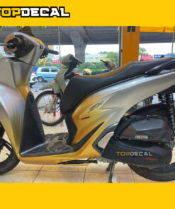 Dán xe Sh màu xám bạc sang trọng