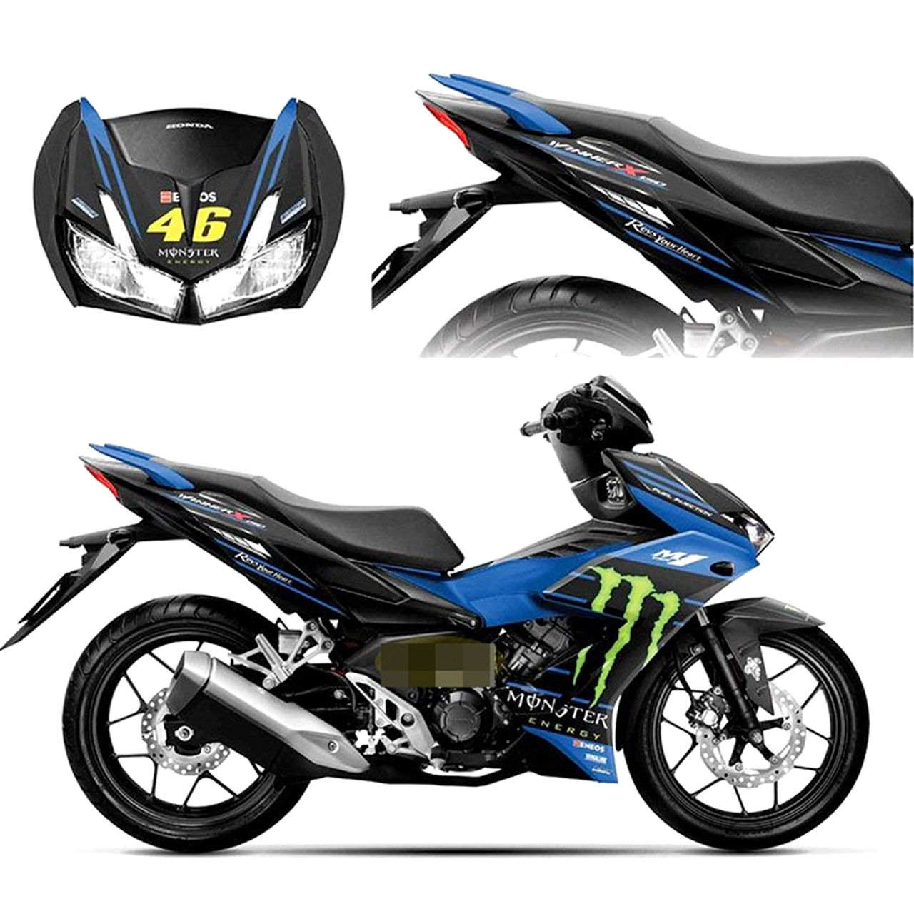 Dán decal xe Winner