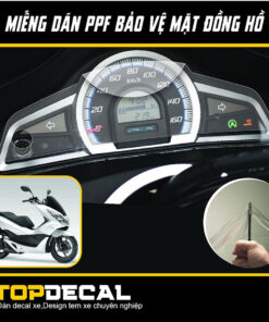 dán ppf mặt đồng hồ pcx