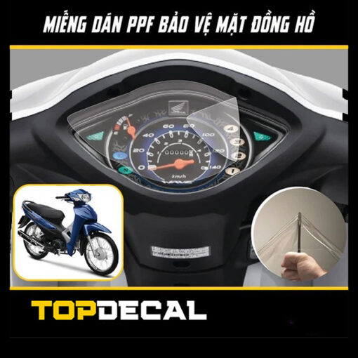 dán ppf mặt đồng hồ wave
