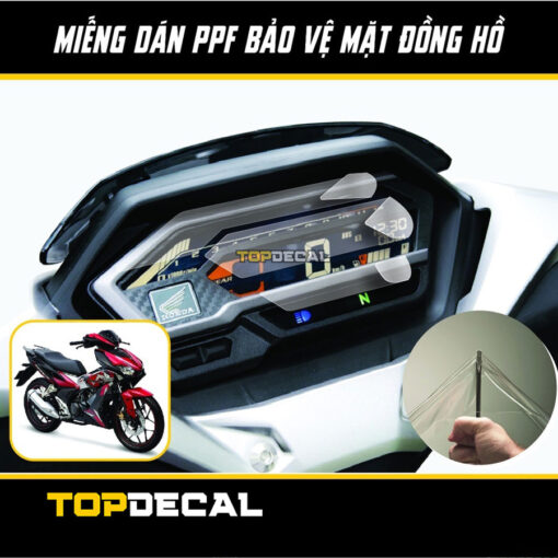 Miếng dán PPF mặt đồng hồ Winner