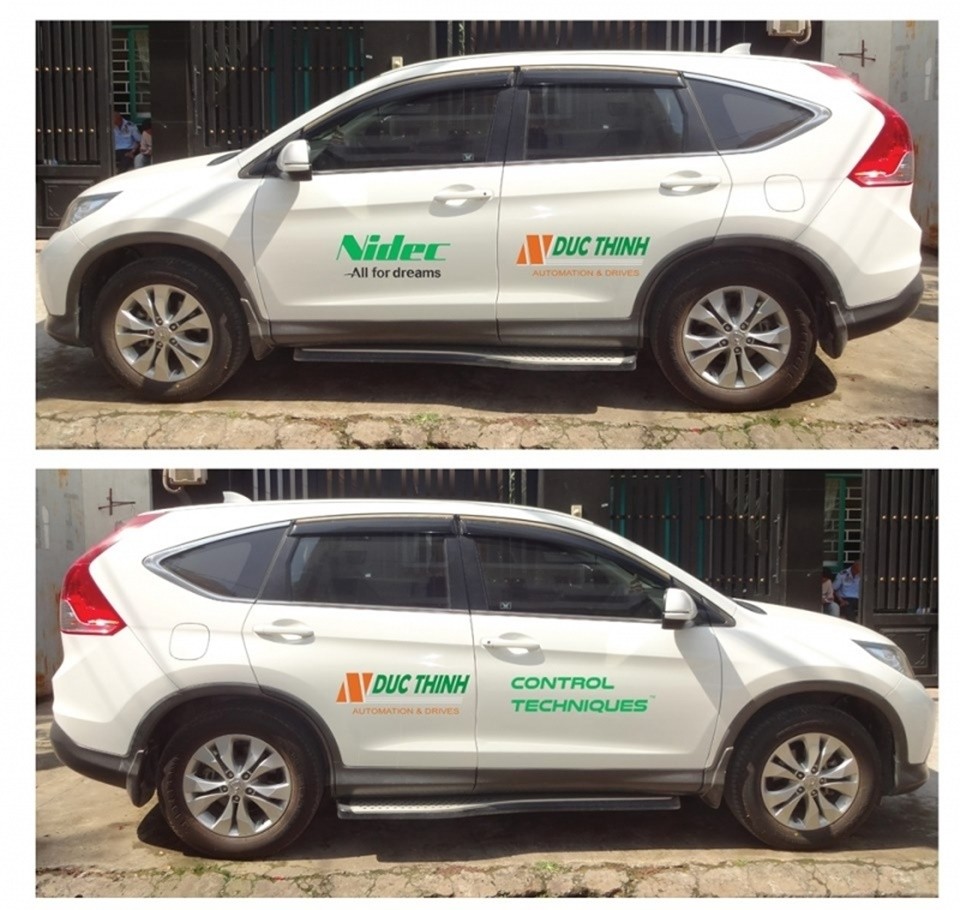 dán quảng cáo xe ô tô