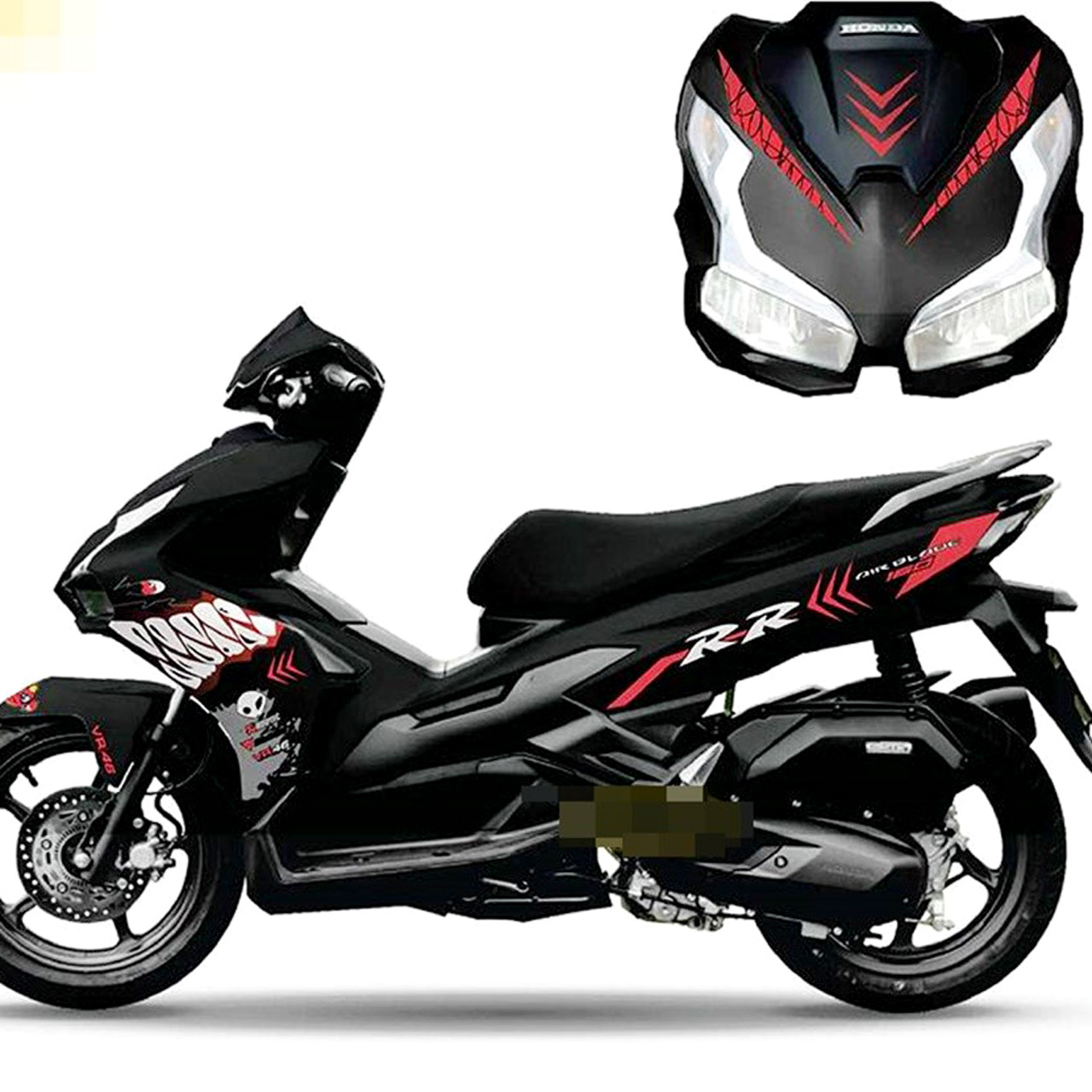 Dán decal xe Airblade