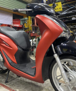 dán decal xe sh màu đỏ lụa lì