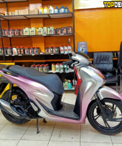 dán tem xe sh màu hồng