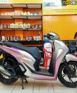 decal xe Sh màu hồng bạc