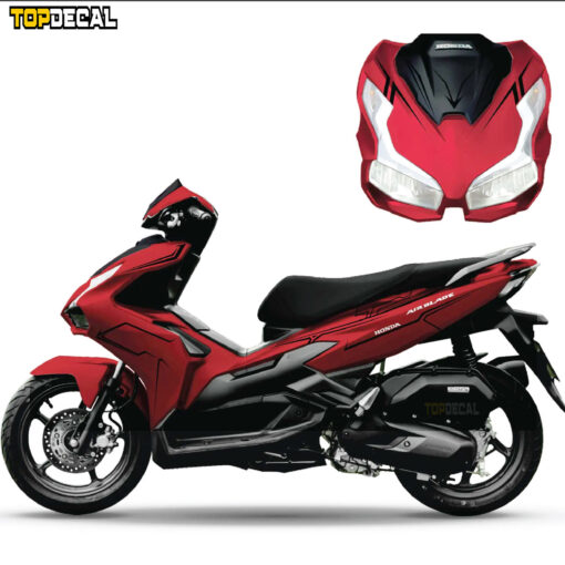 dán tem xe Air Blade tem chỉ đẹp