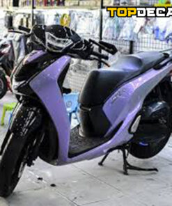 dán decal xe sh 150 màu xi măng ánh tím