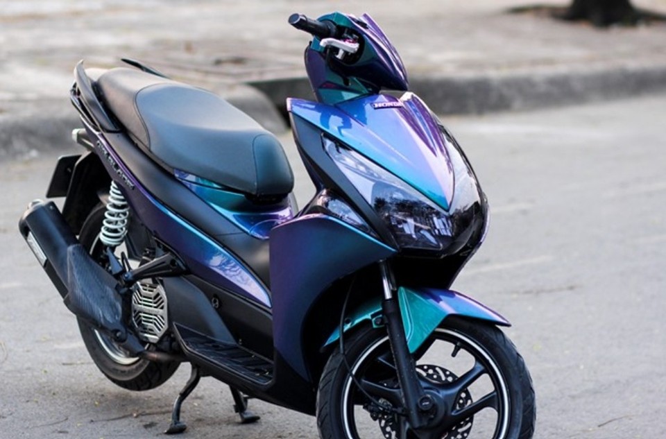 sơn đổi màu xe máy