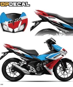 dán tem trùm xe winner x repsol