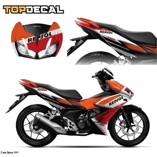 dán xe winner x repsol