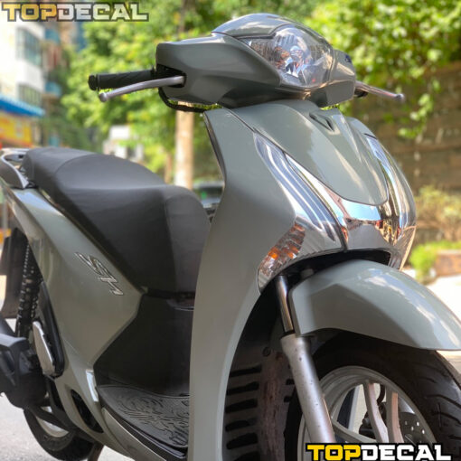 dán xe sh 2023 màu xám bóng chất liệu cao cấp