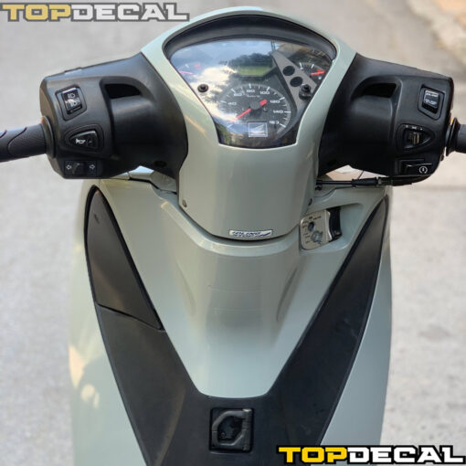 Dán xe SH màu xám lụa đậm - Ảnh 2