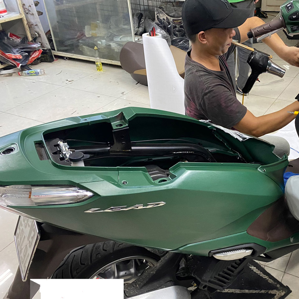 dán đổi màu xe lead