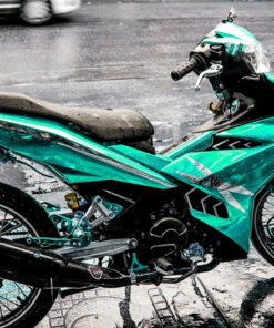 Dán xe Exciter 150 màu xanh lục