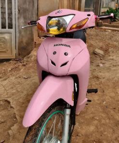 Dán xe Wave màu hồng