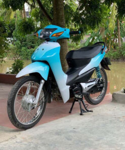 Dán decal xe Wave màu xanh ngọc