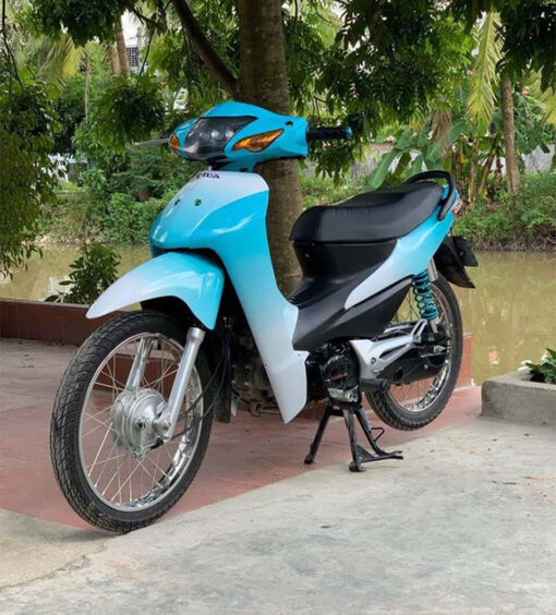 Dán decal xe Wave màu xanh ngọc