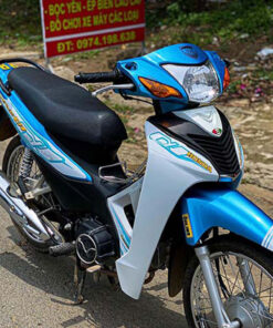 Dán decal xe Wave màu xanh ngọc